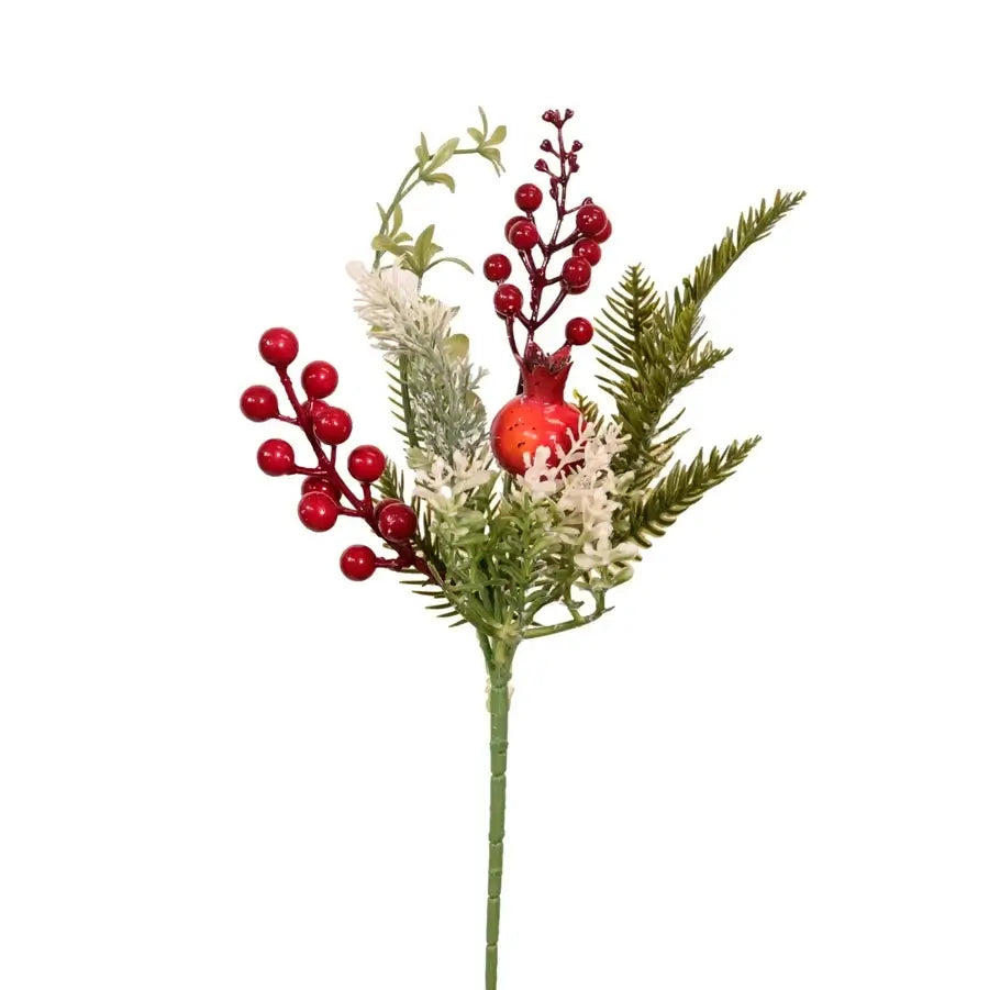 Faux Christmas Berry & Pomegranate Spray