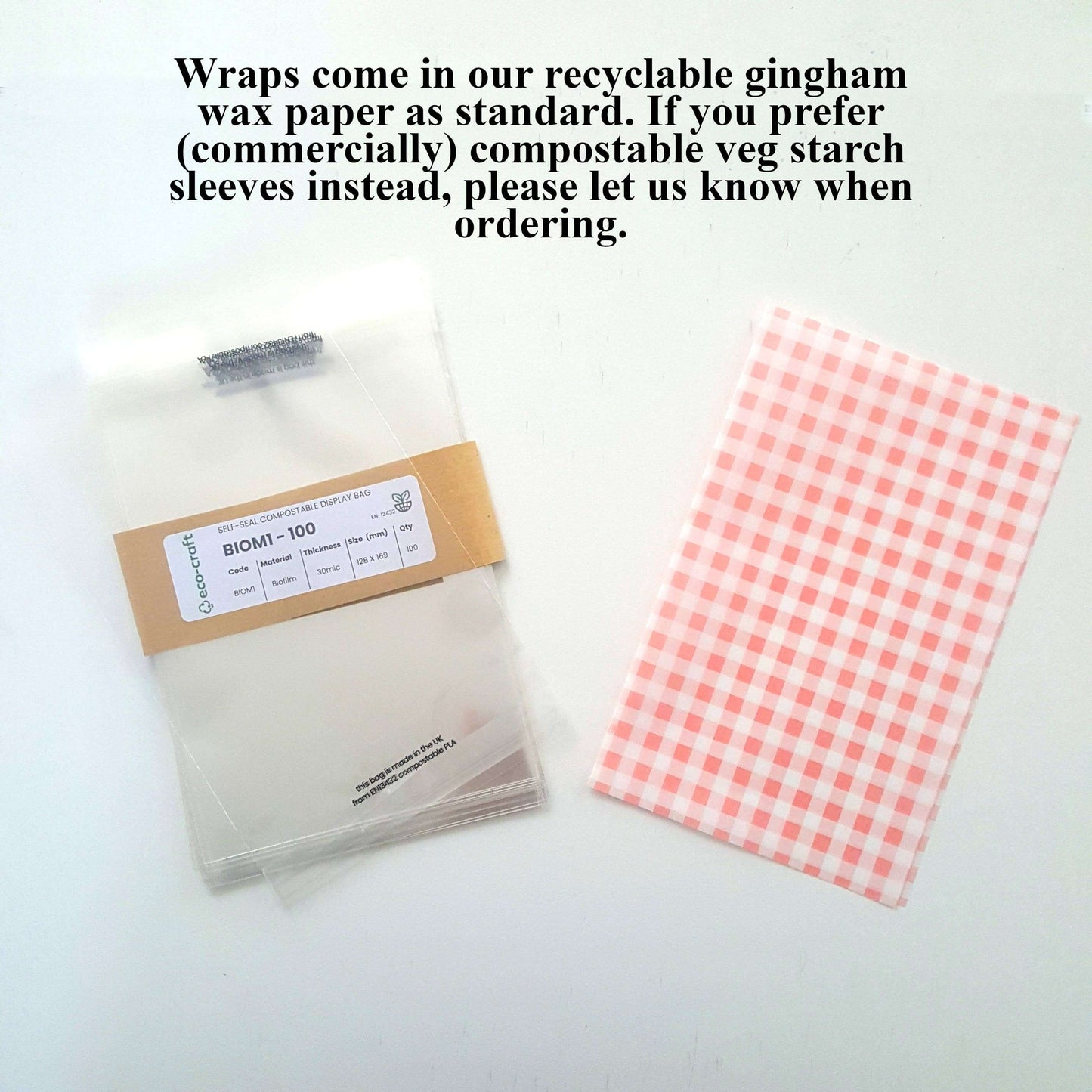 Single Large (12x12in) Beeswax Wraps|Mixed Pattern