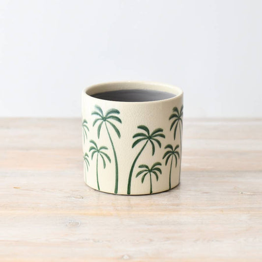 Palm Tree Plant Pot Planter