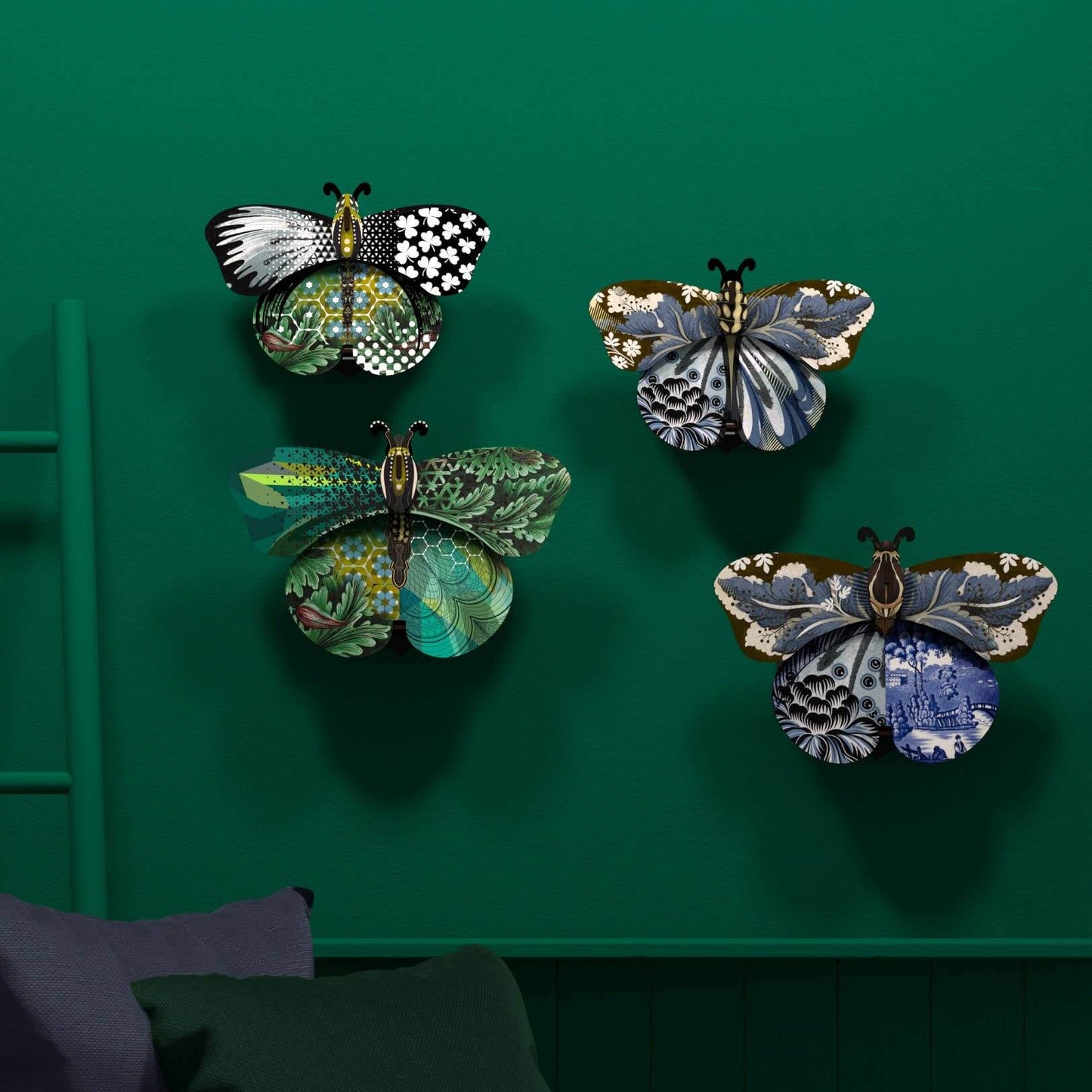 Butterfly with Hidden Storage and Mirror - Aida