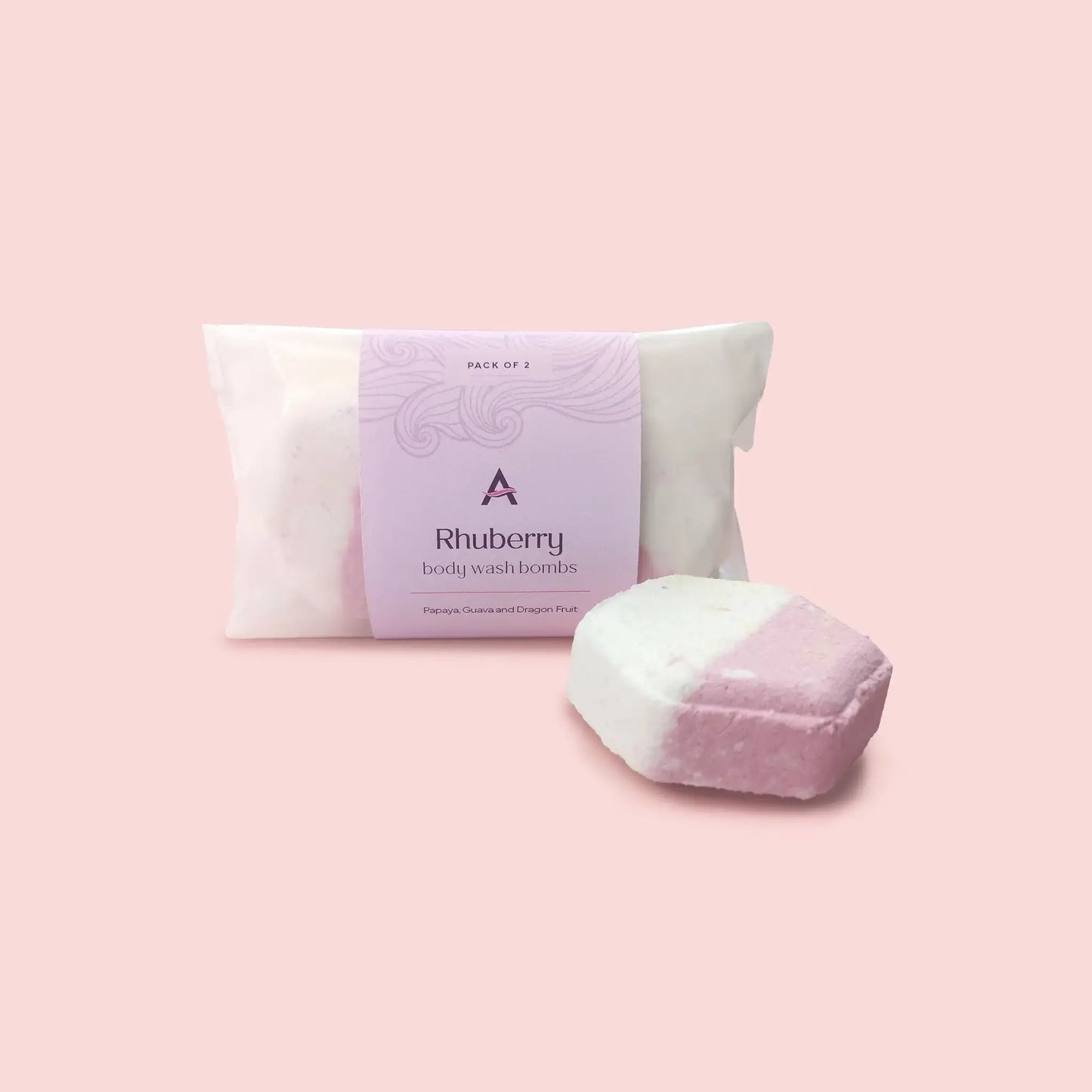Rhuberry body wash bombs: Gift Box of 6