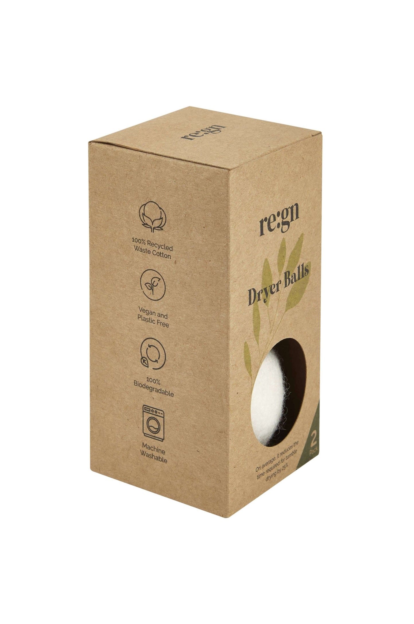 Organic Wool Dryer Balls - Pack of 2