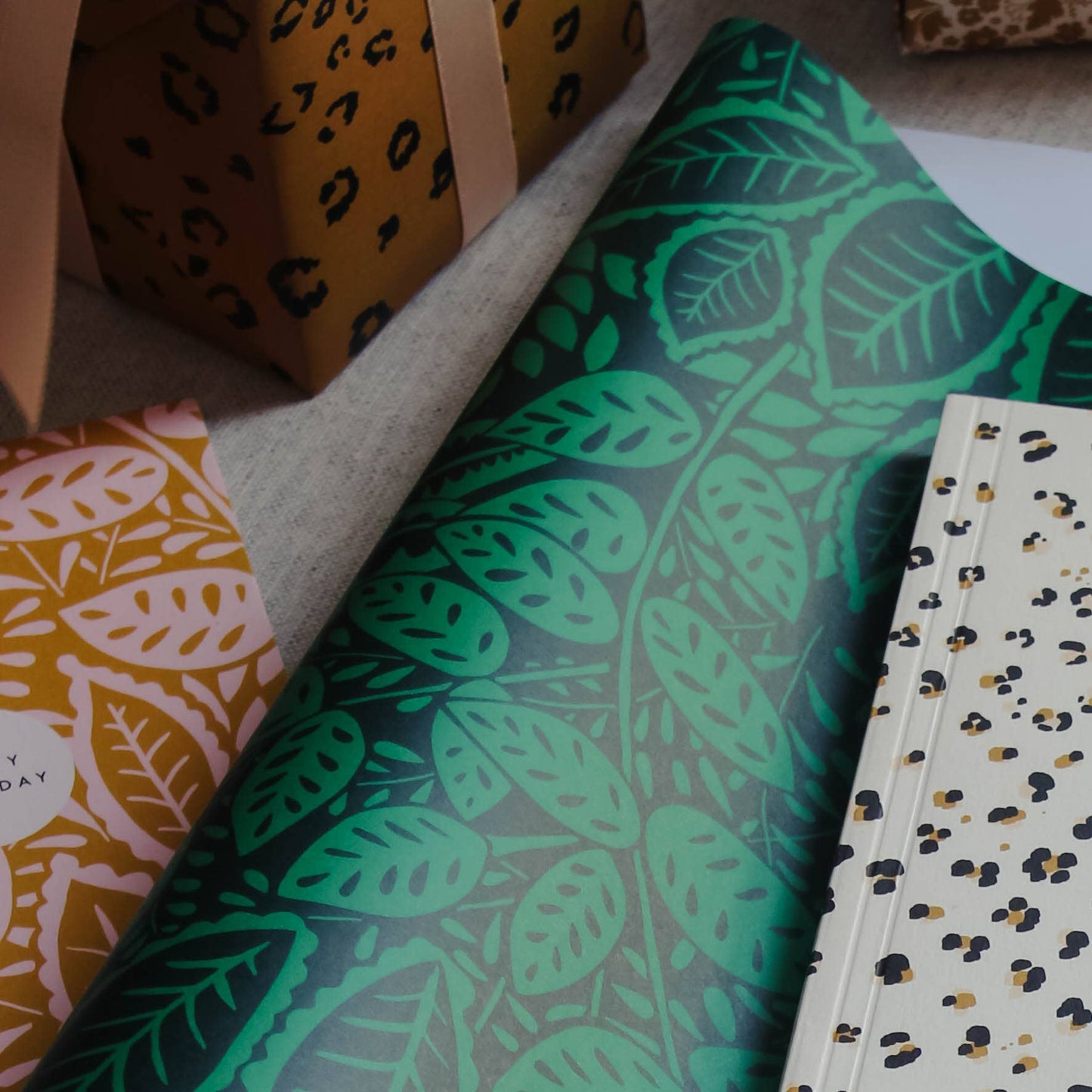 Green Jungle Gift Wrap
