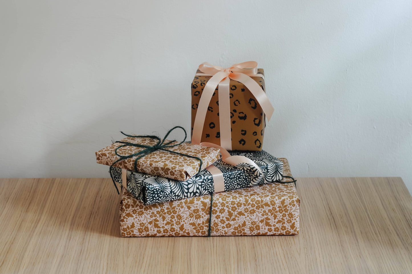 Golden Secret Garden Print Gift Wrap