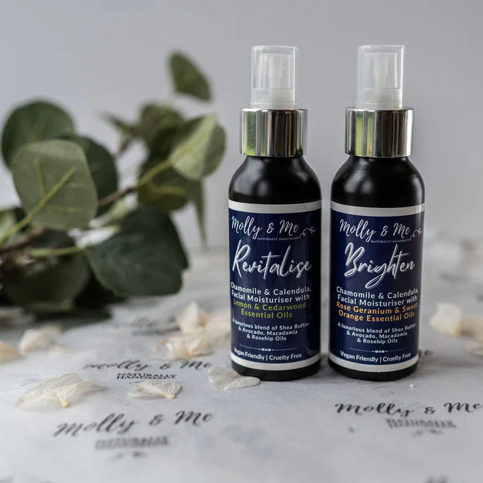 Facial Moisturiser -'Brighten' Rose Geranium & Sweet Orange