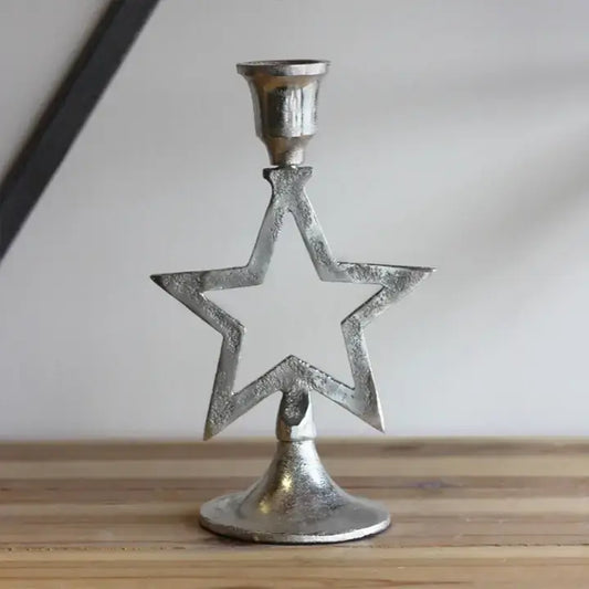 Metal Star Candle Holder