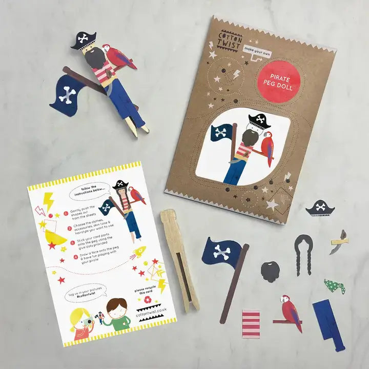 Pirate Peg Doll-Make Your Own