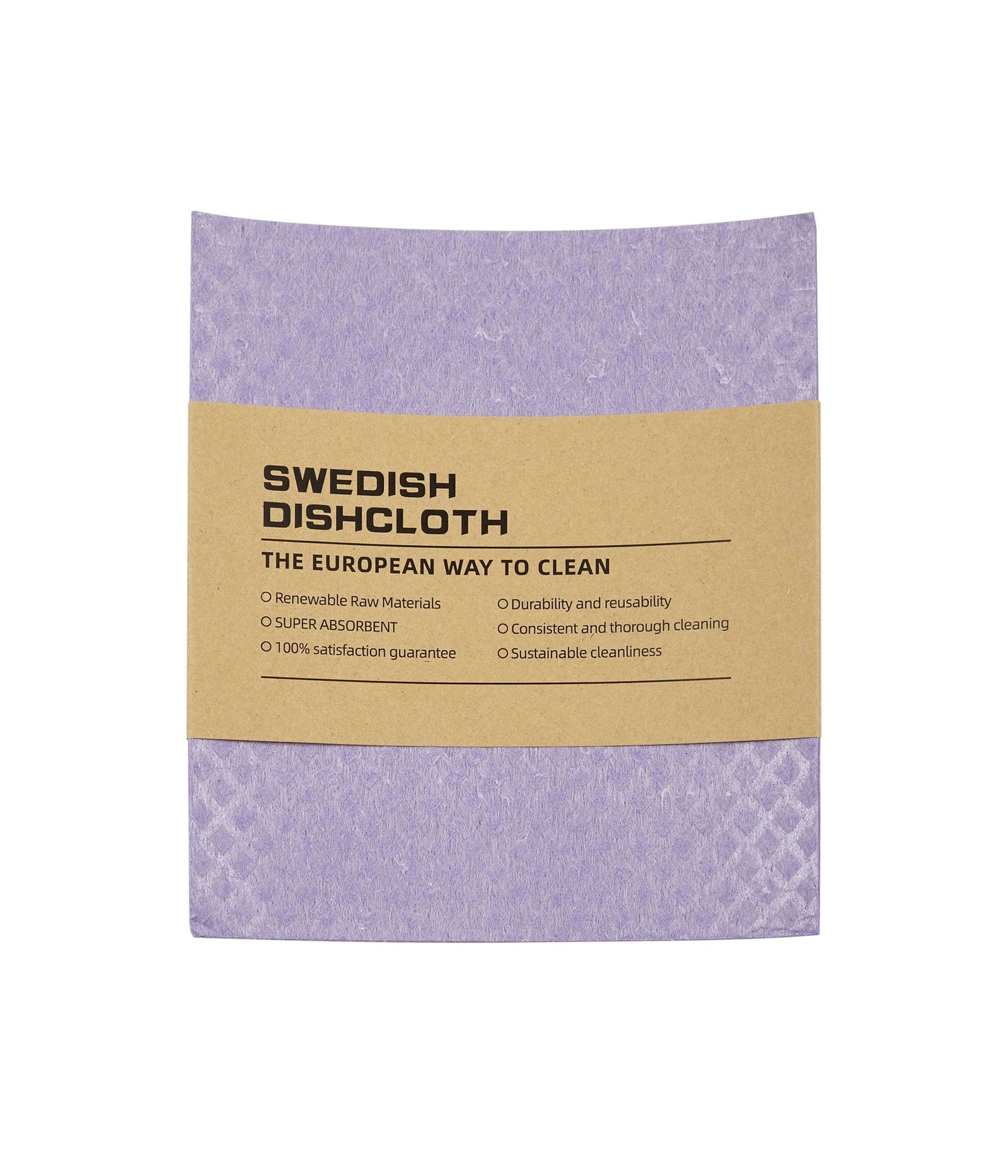 Swedish Dish Cloths - 4 Pack: Purple