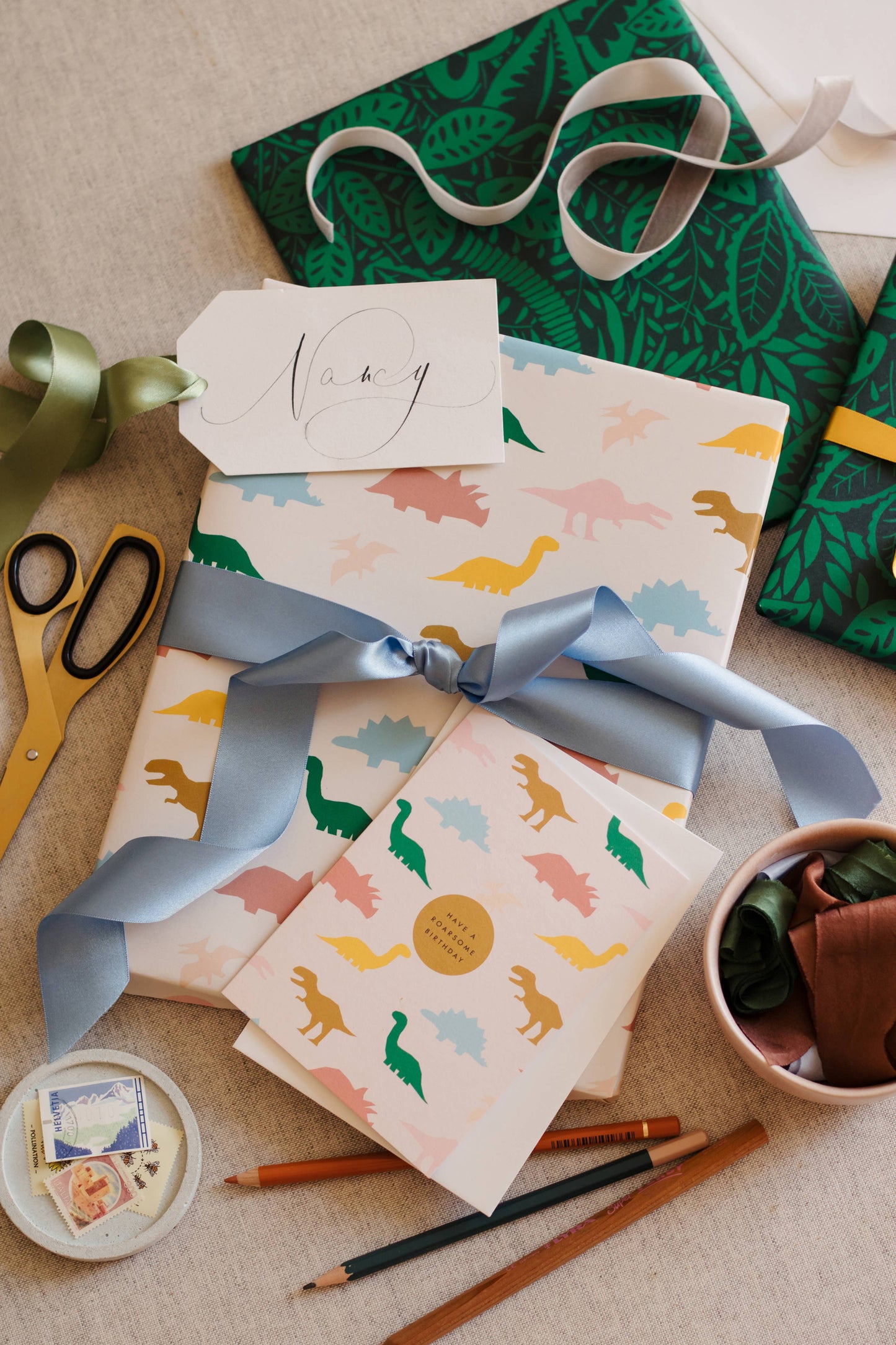 Green Jungle Gift Wrap