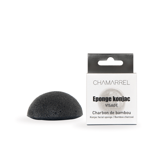 Konjac Face Sponge - Bamboo charcoal