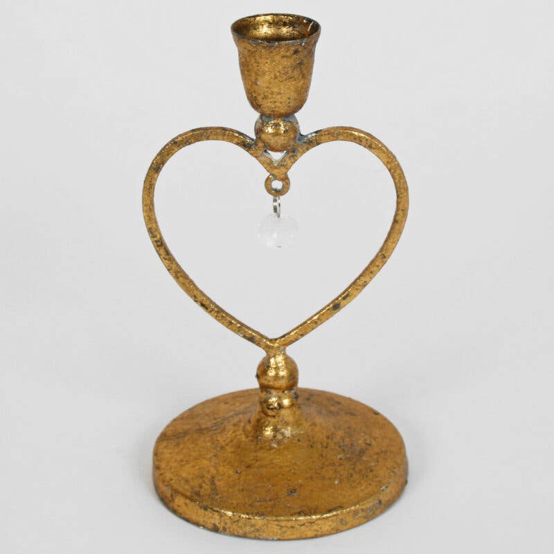 Heart Gem Candle Holder