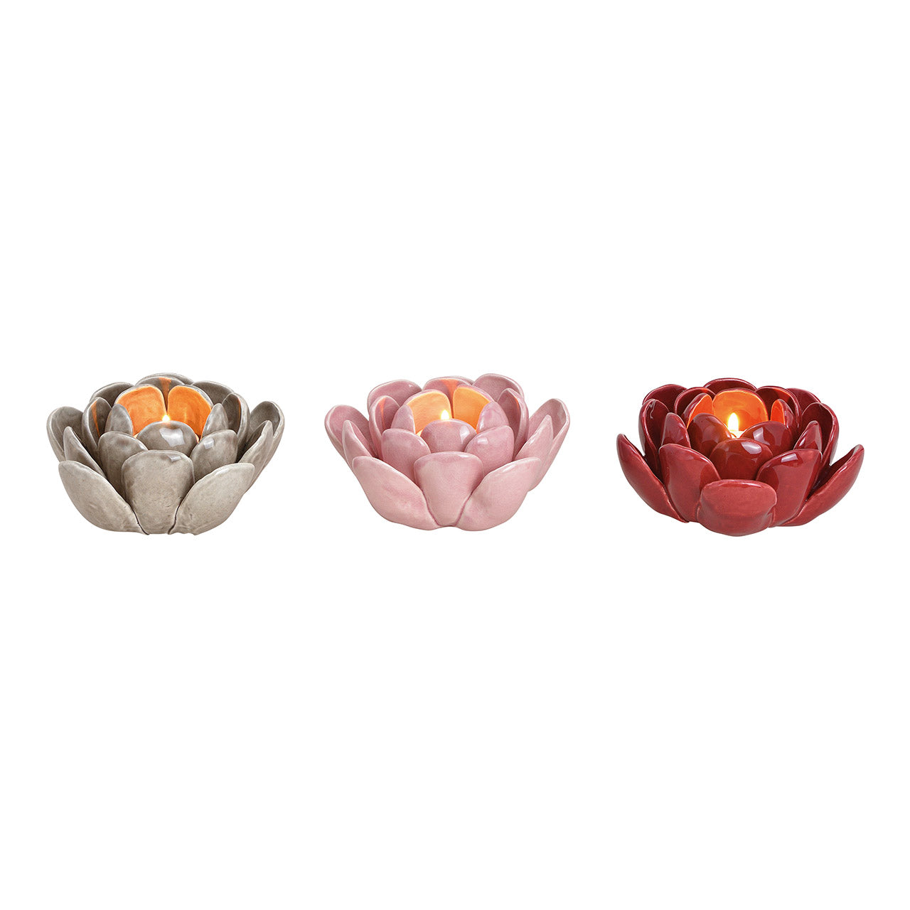 Rose Flower Tea light Holder
