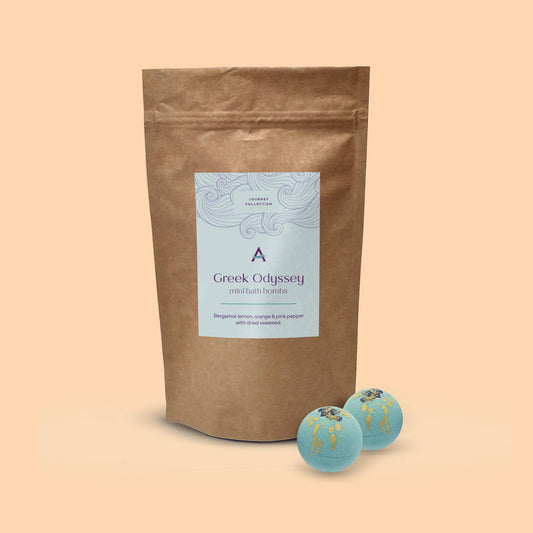 Greek Odyssey Bergamot & Pink Pepper Mini Bath Bomb Pouch