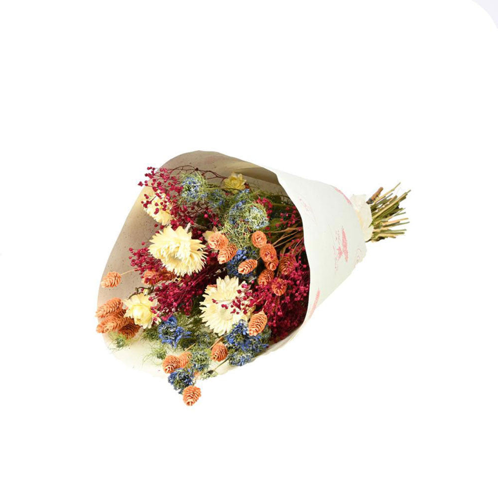 Dried Bouquet Subtle Blue Colour Mix 56cm/22 Inches Tall
