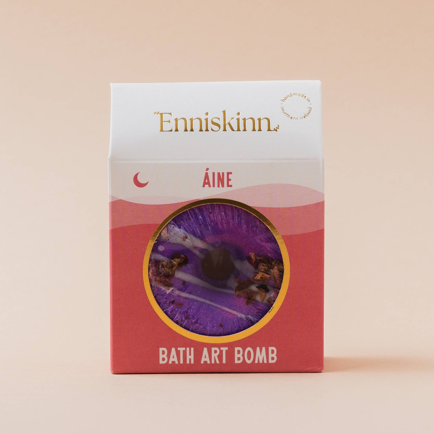 Enniskinn - Handmade N.Irish Selfcare - Bath Bomb - Rose Petitgrain Myrtle - Aine