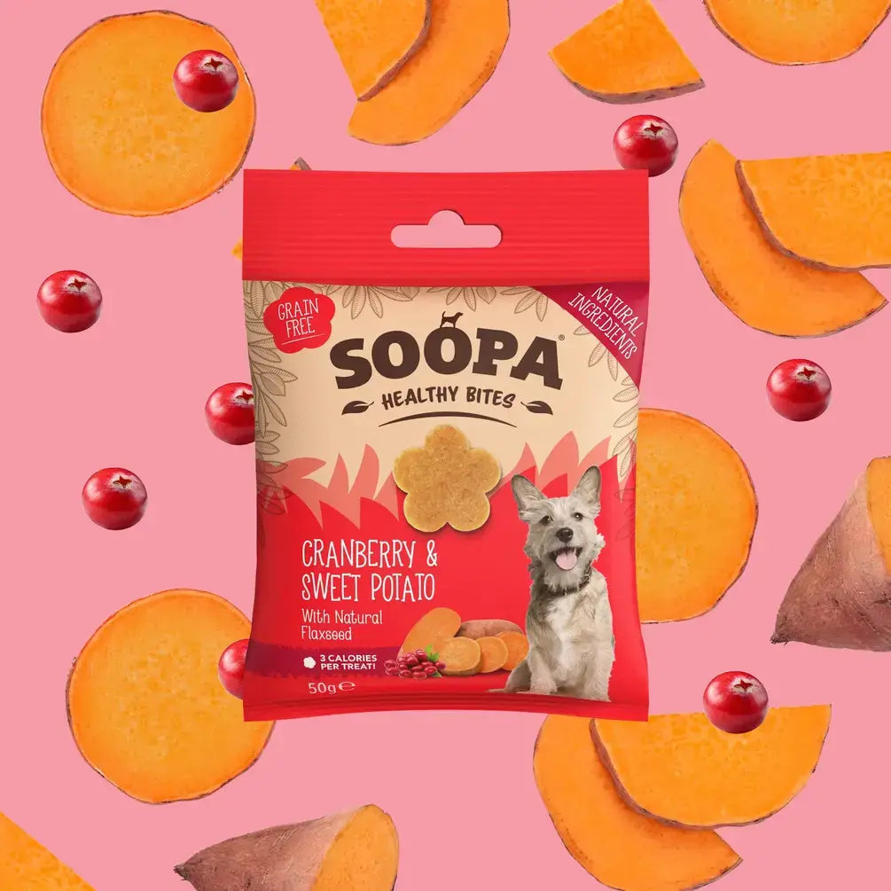 Cranberry & Sweet Potato Dog Treats