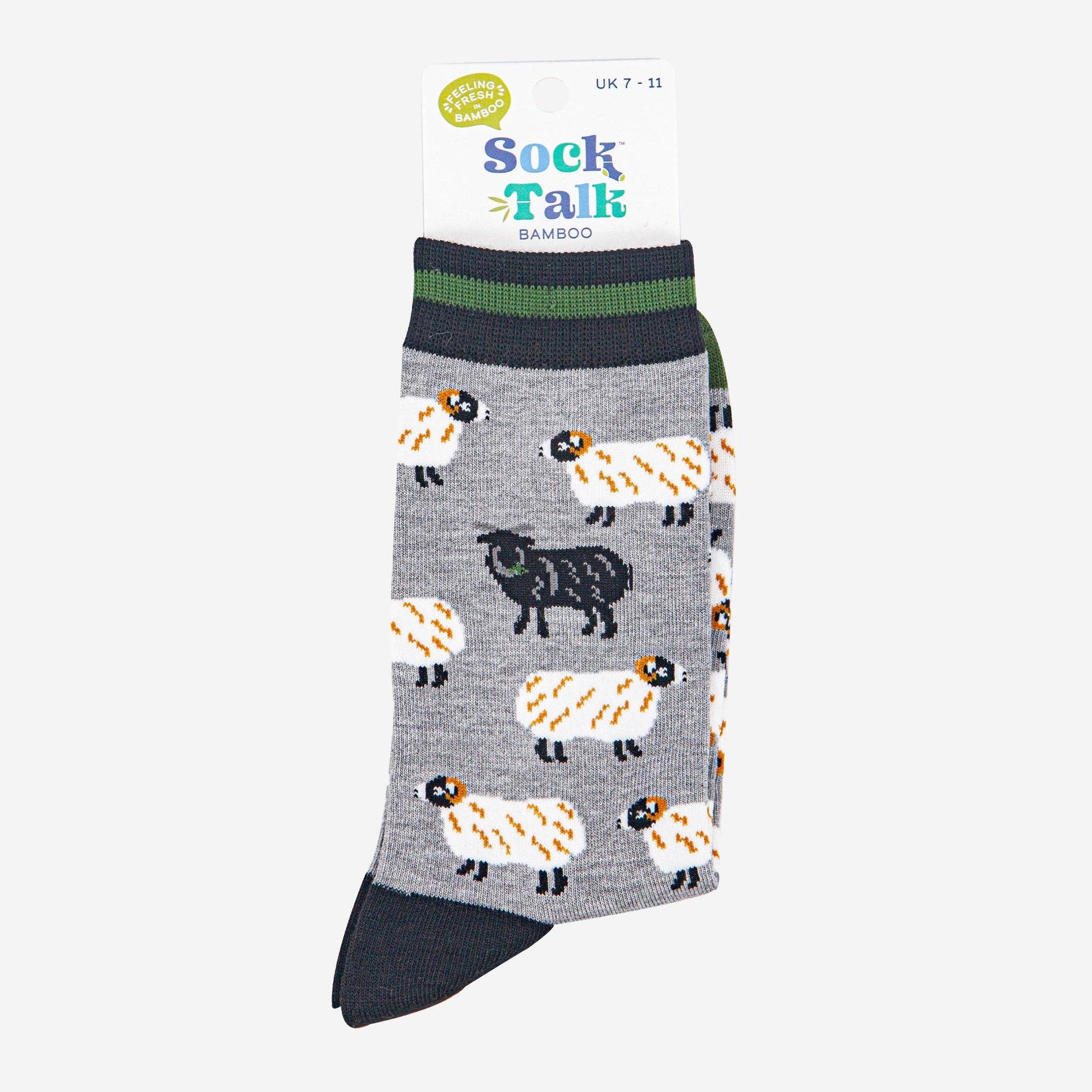 Men's Bamboo Socks - Black Sheep: UK 7-11 in packet