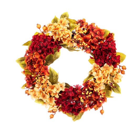 Autumn Hydrangea Wreath 50 cm