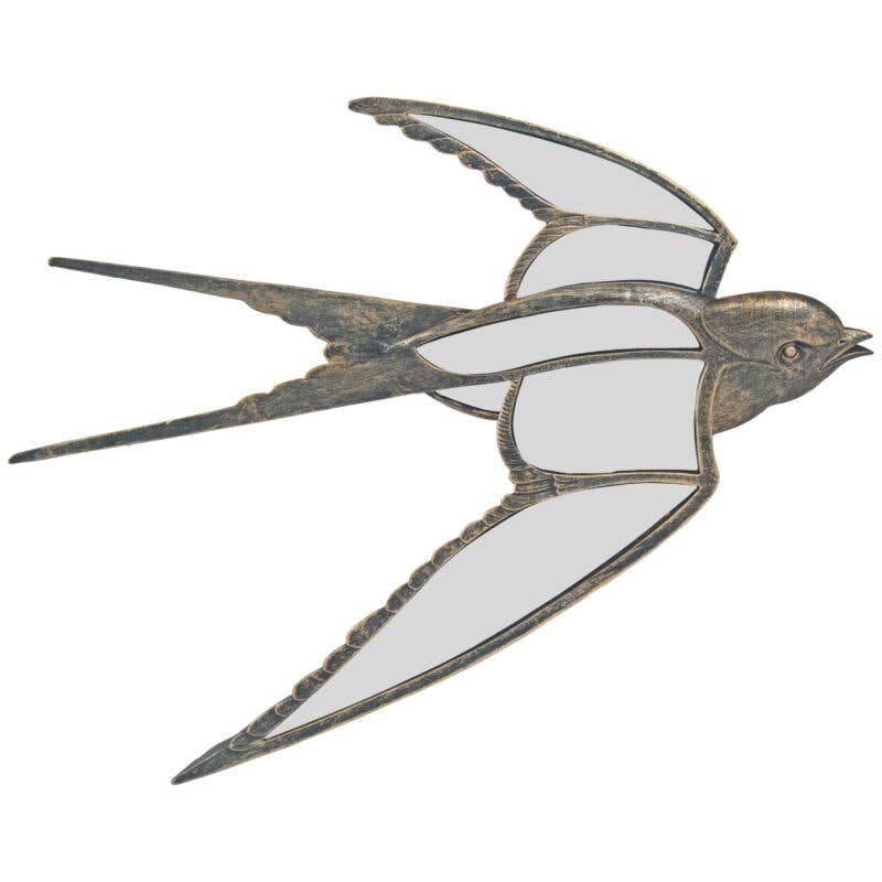 Swallow Mirror Wall Art