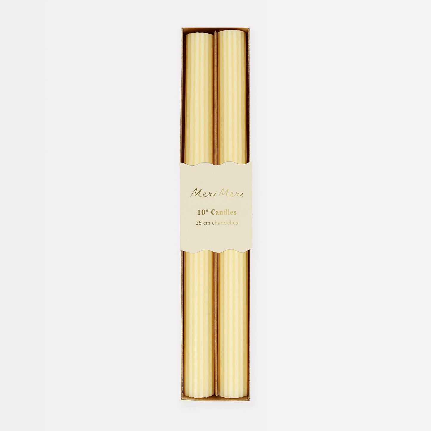 Lemon Sherbet Yellow Taper Candles