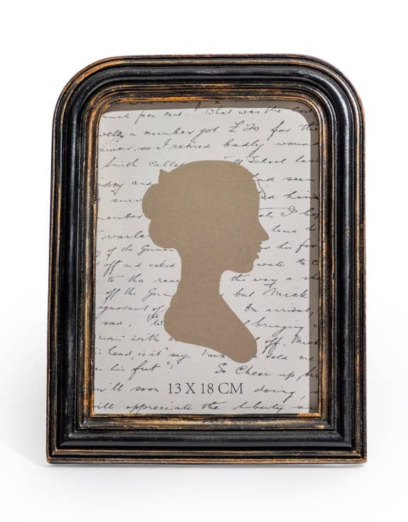 Antiqued Ribbed Photo Frame
