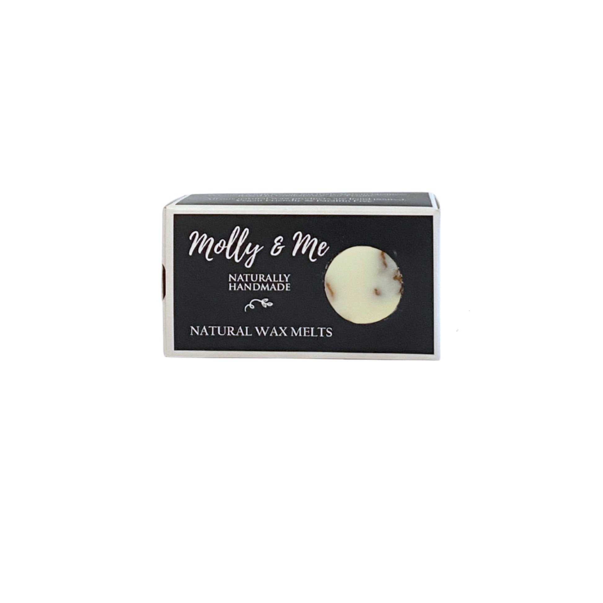 Molly & Me Natural Wax Melts - Be Mindful scent Boxed on white background