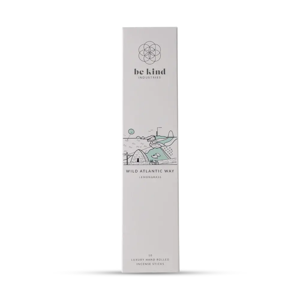 Be Kind Industries Wild Atlantic Way Lemongrass product packaging on a white background
