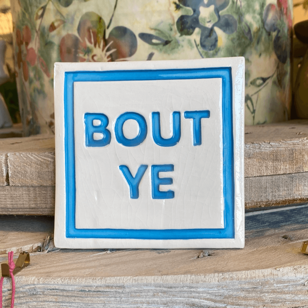 Handmade Ceramic Coaster - Bout Ye