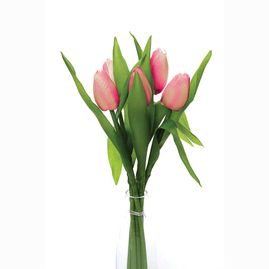 Bunch of Pink Tulips-Artificial