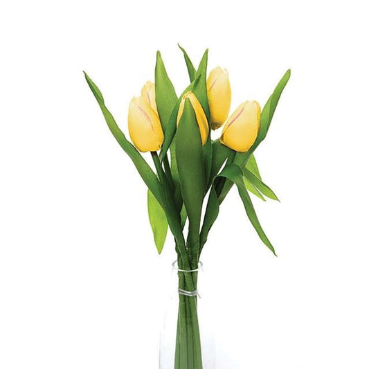 Bunch of Yellow Tulips-Artificial