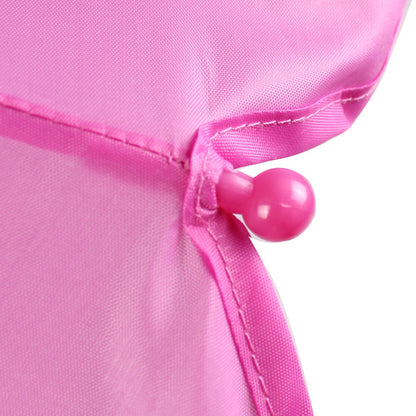 Safety tops to the end of the spokes on a children's umbrella