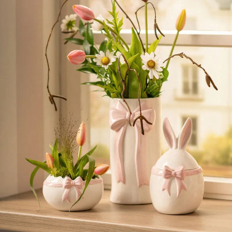 Bow Vase on sideboard