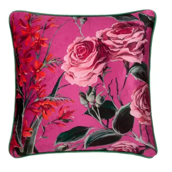Cotswold Fantasia Dawn Cushion in Pink