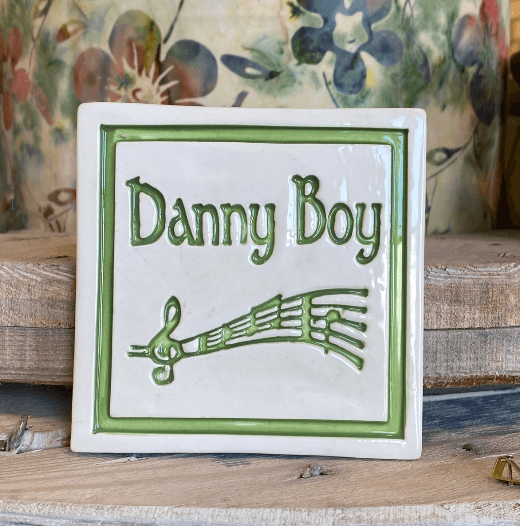 Handmade Ceramic Coaster - Danny Boy