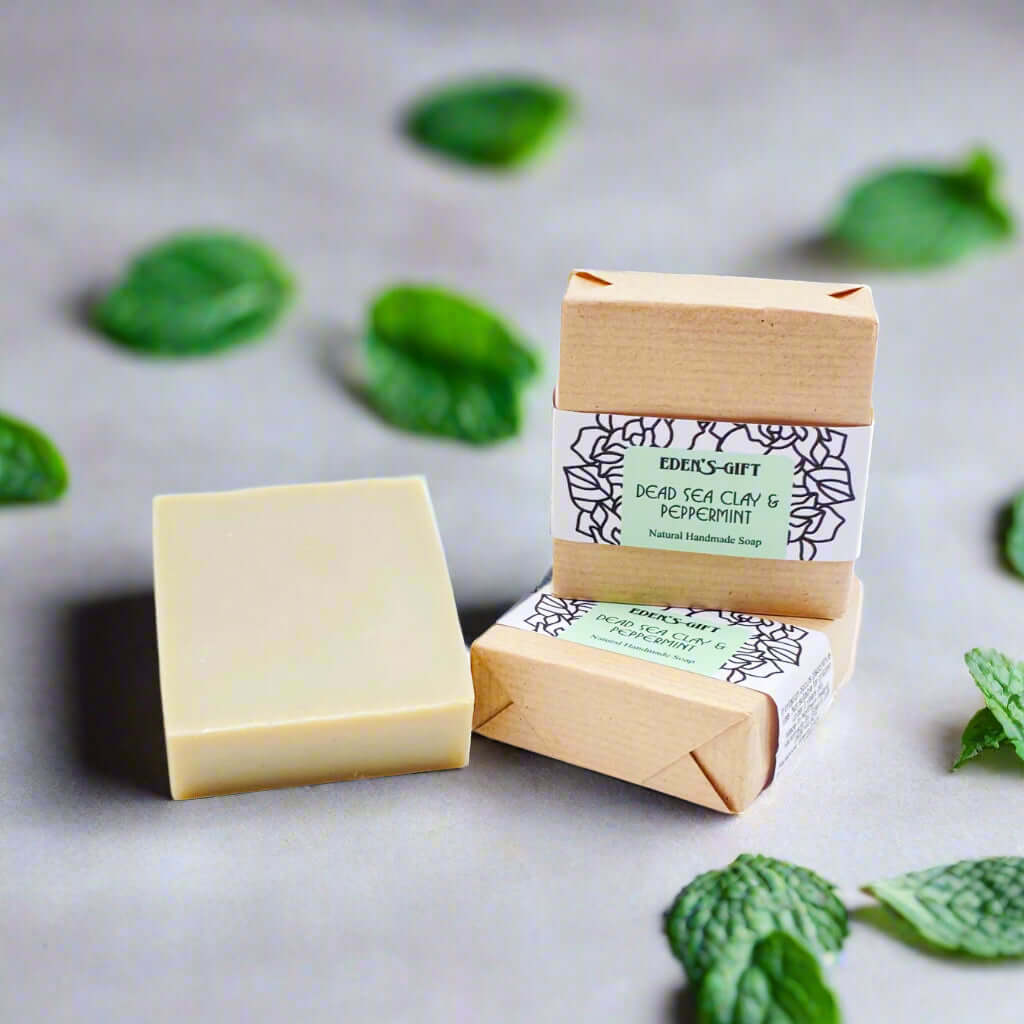 Dead Sea Clay and Peppermint Handmade Soap