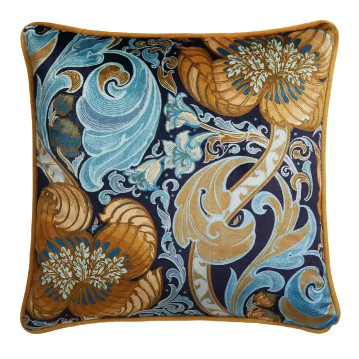 Down the Dilly Filled Cushion Laurence Llewelyn-Bowen Ochre