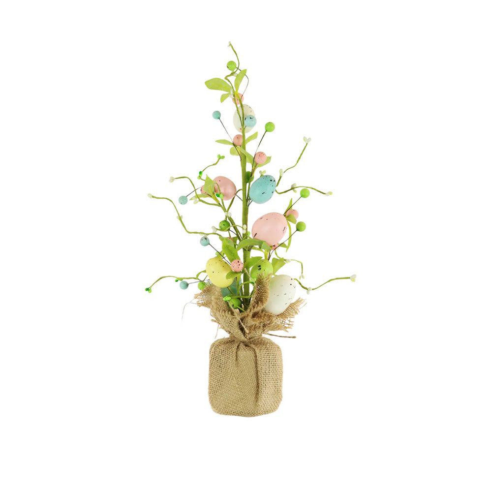 Easter Tree with Pastel Eggs - 42 cm tall