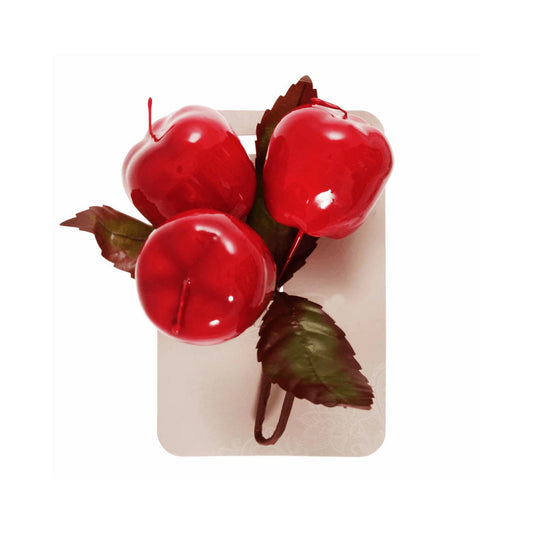 Glossy Artificial Red Apple Pick