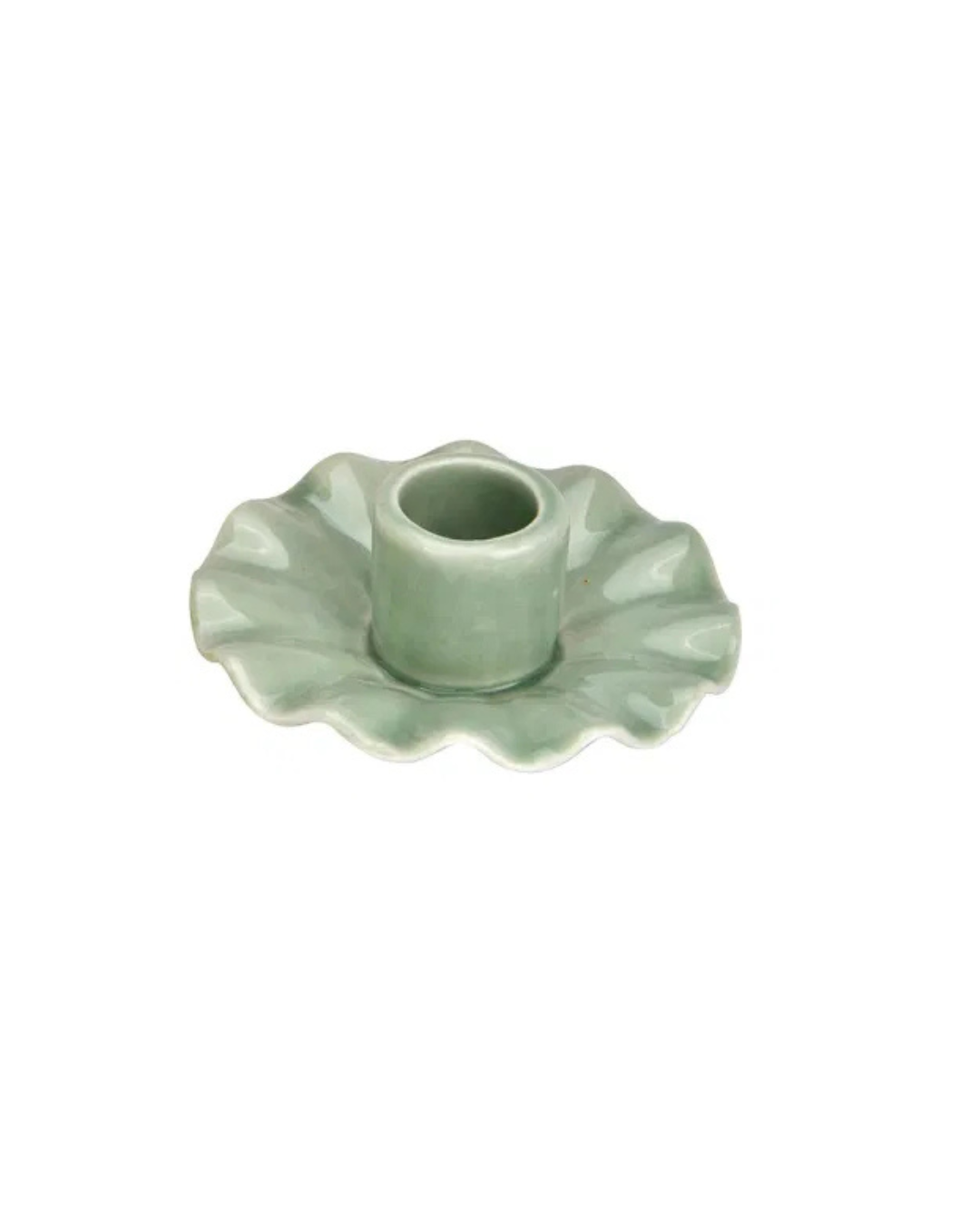 Candle Holder Pastel Green