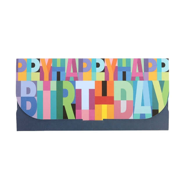Happy Birthday Money Voucher Envelope