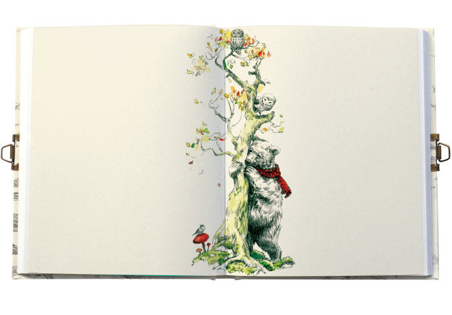 Flying Bear Hardback Notebook