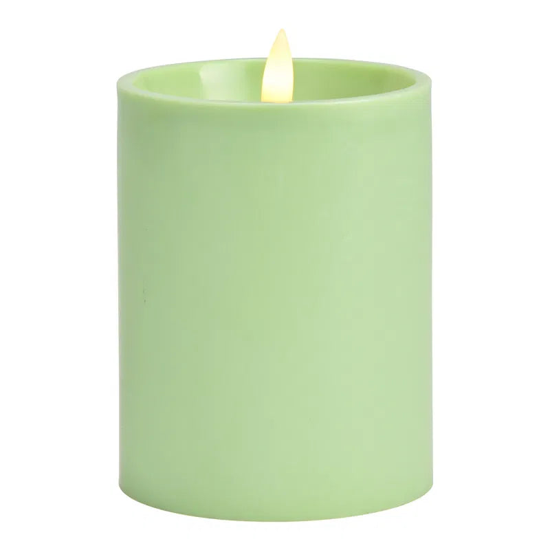 LED Outdoor Candle lit - Green