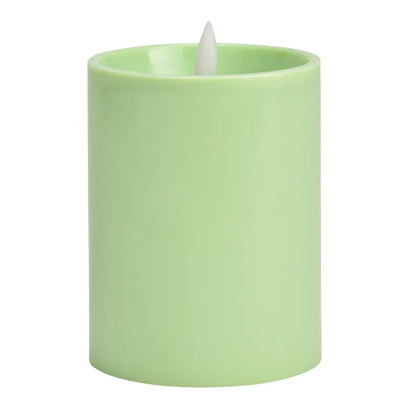 LED Outdoor Candle - Green