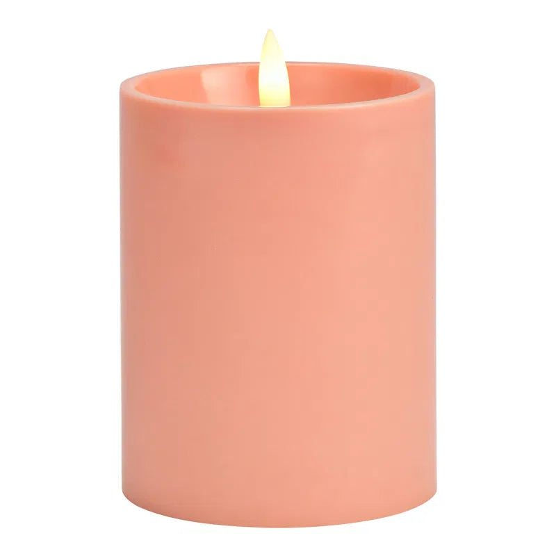 LED Outdoor Candle lit - Pink