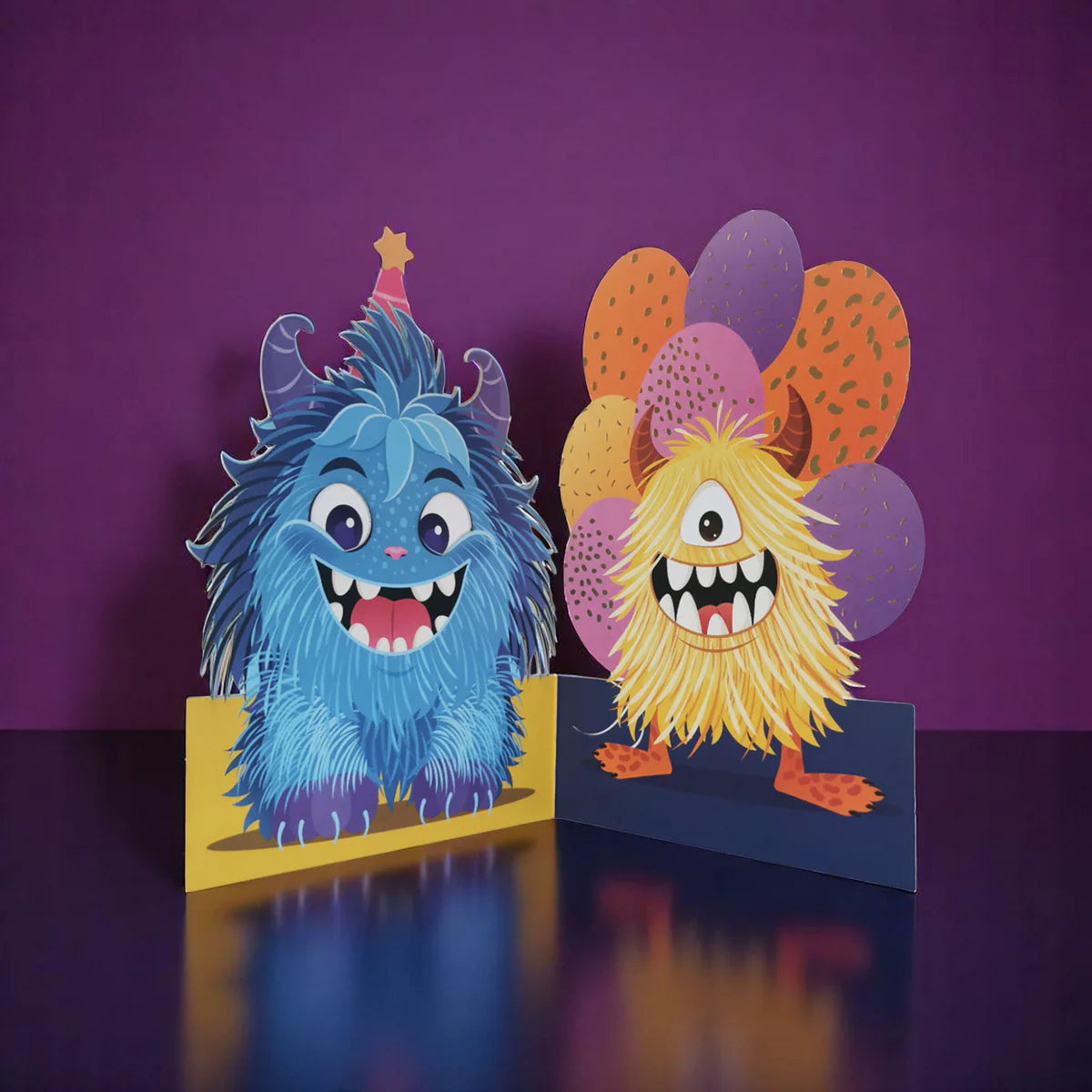 Monster card opened
