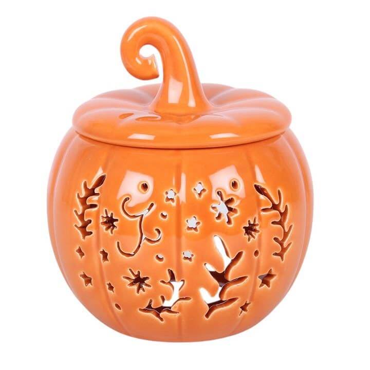 Orange Folk Pumpkin Halloween Oil Burner and Wax Warmer
