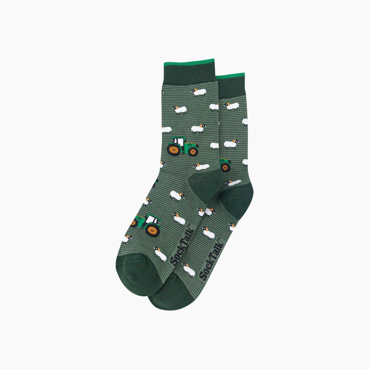 Sheep & Tractor Bamboo Socks: Men's UK 7-11
