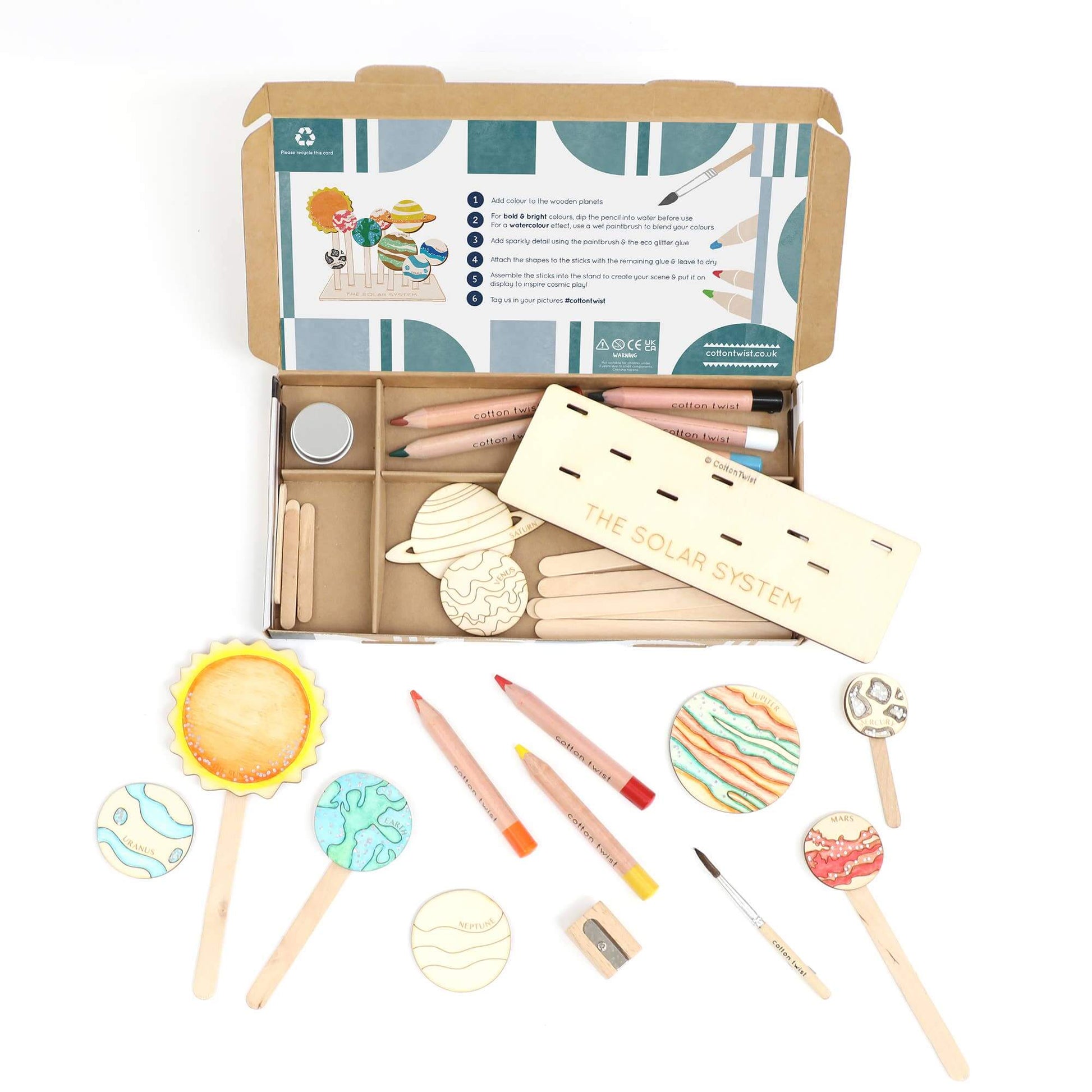 Solar System Craft Kit Contents