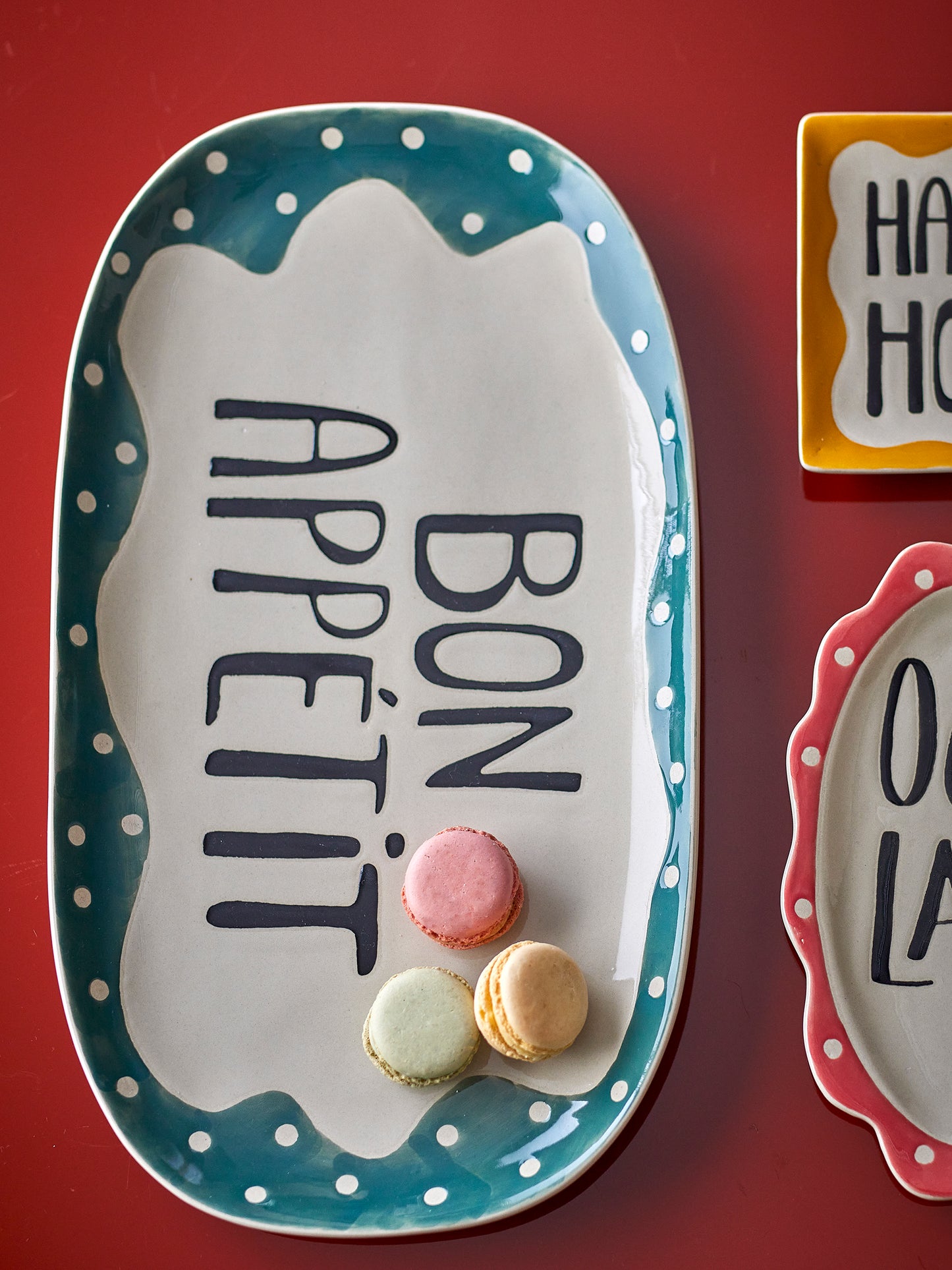 Bon Appetit - Serving Platter on a table