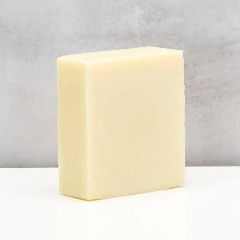 The Black Stuff' Fresh Aloe and Lime bar of soap close up